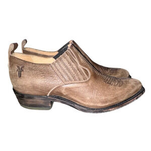 Frye Shootie Billie Chelsea Booties Women’s Boots Ankle Size 8.5 B Brown Leather